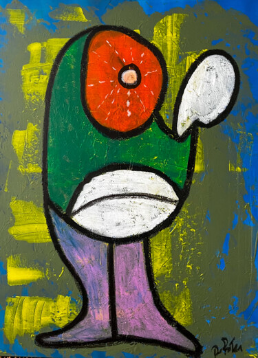 Peinture intitulée "Qui est la plus bel…" par Olivier De Pooter, Œuvre d'art originale, Acrylique