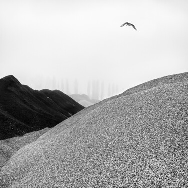 Digital Arts titled "The fog and the mine" by Luigi M. Verde, Original Artwork, Digital Photography