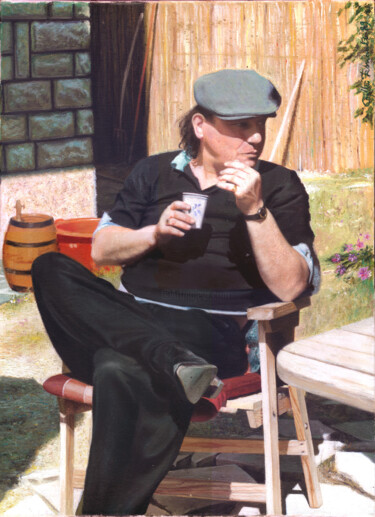 Jojo Peinture intitulée "Jojo" par Gilles Paul Esnault, Œuvre d'art originale, Huile Monté sur Châssis en bois