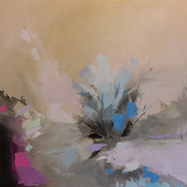 Peinture intitulée "Douceur automnale" par Anne-Marie Petit, Œuvre d'art originale, Huile Monté sur Châssis en bois