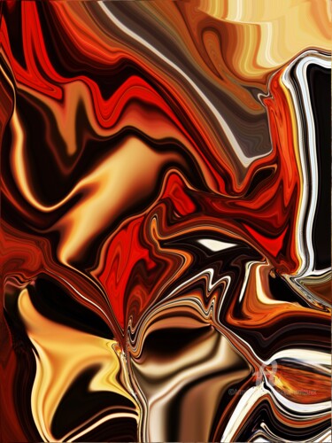 Digital Arts titled "Aggression" by Andrew Walaszek, Original Artwork, Digital Painting