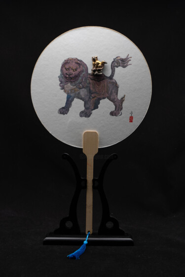제목이 "lion king"인 미술작품 Rui Wang로, 원작, 수채화