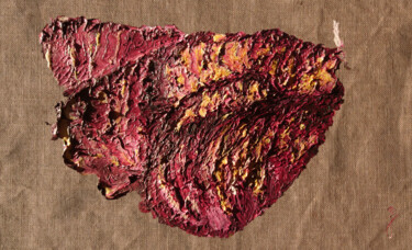「Vanessa Cardui」というタイトルの絵画 Giuseppe Dorazio (gd)によって, オリジナルのアートワーク, オイル