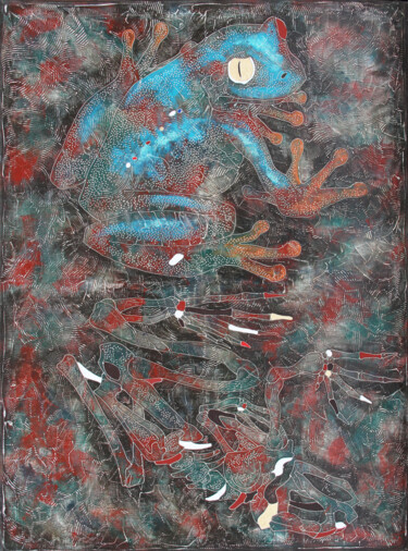 绘画 标题为“THROUGH THE TIME” 由Vasili Zianko, 原创艺术品, 丙烯