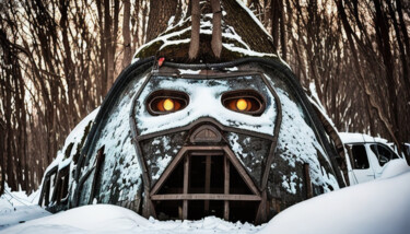 dArth vader #217 Arte digitale intitolato "dArth vader #217" da Melih Ortatepe, Opera d'arte originale, Immagine generata dall'IA