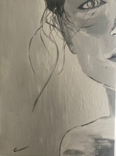 Painting titled "Instant fragile" by Eric Martinho, Original Artwork, Oil Mounted on Wood Stretcher frame