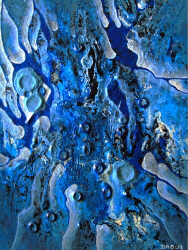 Peinture intitulée "Abstrait 40" par Robert Daout, Œuvre d'art originale, Acrylique Monté sur Châssis en bois