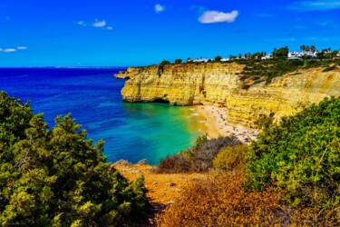 Photography titled "Algarve 11 : vu sur…" by Rosalina Vaz, Original Artwork, Digital Photography