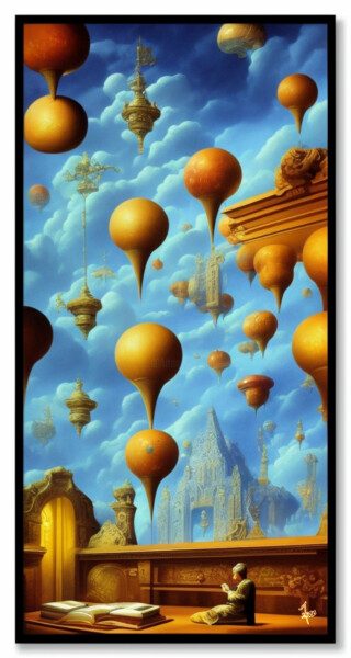 数字艺术 标题为“Méditation” 由Eric Isambourg, 原创艺术品, 数字油画