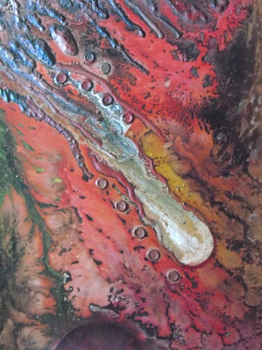 Pittura intitolato "Cosmos 19" da Robert Daout, Opera d'arte originale, Acrilico Montato su Telaio per barella in legno