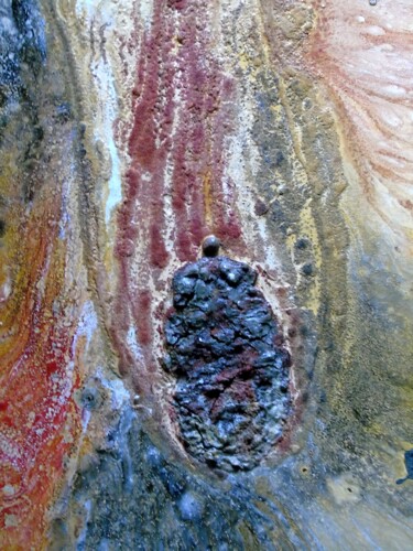 Pittura intitolato "Cosmos 28" da Robert Daout, Opera d'arte originale, Acrilico Montato su Telaio per barella in legno