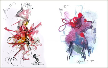Arts numériques intitulée "The archer saw a th…" par Dima Dima Vil Ms Wilms (Rok Zivopisec Rock Painter), Œuvre d'art origin…