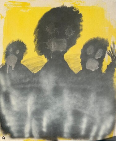 "Murk dwellers" başlıklı Tablo Carri Konttinen tarafından, Orijinal sanat, Akrilik