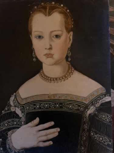Peinture intitulée "mastercopy ‘Bianca…" par Licia Chiappori, Œuvre d'art originale, Huile