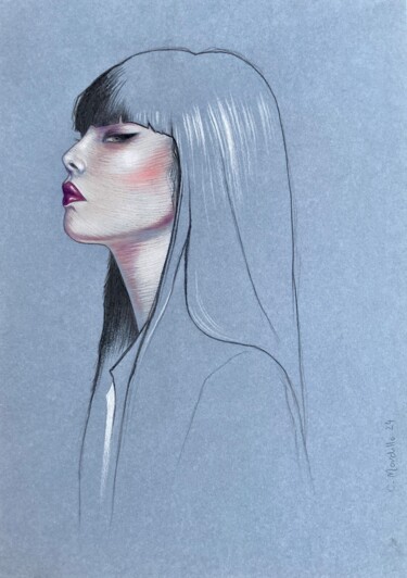 图画 标题为“n°1” 由Cécile Mordillo, 原创艺术品, 铅笔