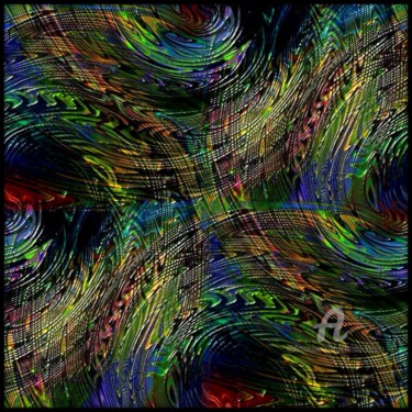 数字艺术 标题为“VARIATION "436"” 由Christa Kloß, 原创艺术品, 2D数字工作