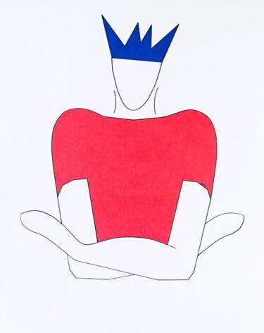 Peinture intitulée "TOUT EST DIT  3/3" par Hka, Œuvre d'art originale, Acrylique Monté sur Châssis en bois