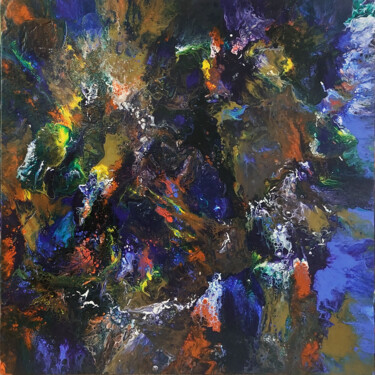 绘画 标题为“Night shore” 由Pavel Krasheninin, 原创艺术品, 彩画
