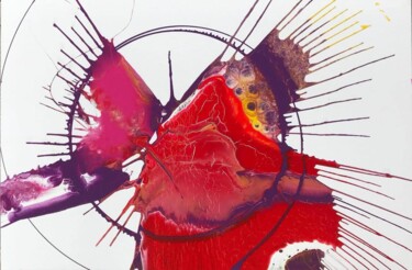 Pittura intitolato "Intuizione" da Guido Mannini, Opera d'arte originale, Smalto