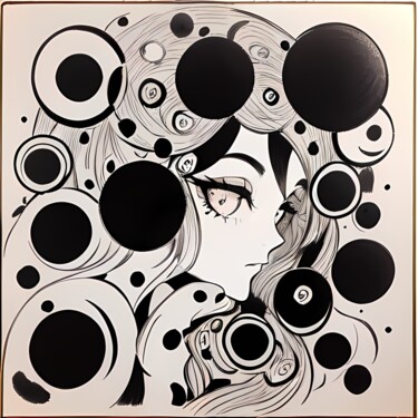 Digital Arts titled "White or black" by Micól Klar, Original Artwork, 3D Modeling