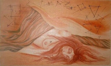 Painting titled "Deserto" by Cristina Perdigão, Original Artwork