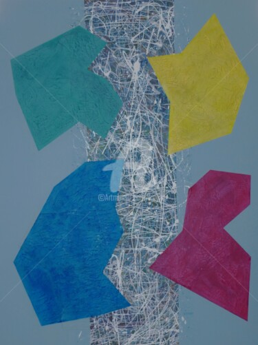Peinture intitulée "AXALTO II" par Keyno, Œuvre d'art originale, Acrylique Monté sur Châssis en bois
