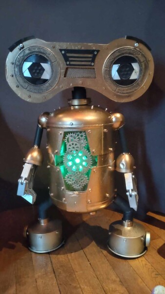 Sculptuur getiteld "BUDDY 3000 DSA'rt" door D.S.A.Rt, Origineel Kunstwerk, Metalen