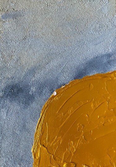Painting titled "Gold" by Alexandra Banica, Original Artwork, Acrylic