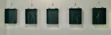 Sculpture titled ""EL DISCURRIR DE LA…" by Juan Carlos Sánchez De La Nieta, Original Artwork, Metals