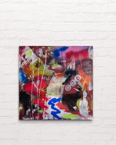 Peinture intitulée "Love the Roots" par Theo Mahy Ma Somga, Œuvre d'art originale, Huile