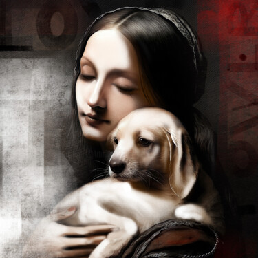 Malerei mit dem Titel "Renaissance Fascina…" von Ira Tsantekidou, Original-Kunstwerk, Digitale Malerei