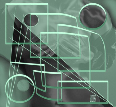 数字艺术 标题为“Green Emotion” 由Marc Bulyss, 原创艺术品, 数字油画