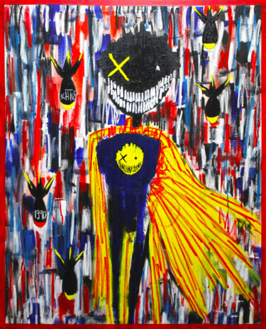 Peinture intitulée "A New Hope" par 0xec6d0, Œuvre d'art originale, Acrylique Monté sur Châssis en bois