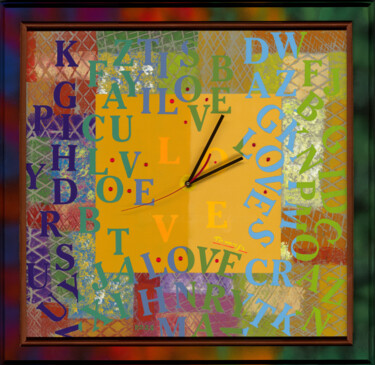 Painting titled "Love letters" by Tomasz, Original Artwork, Acrylic