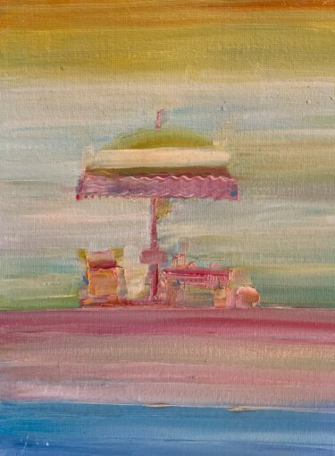 Pittura intitolato "LIFE ON THE BEACH" da Lautir, Opera d'arte originale, Olio