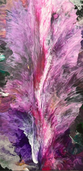 Ζωγραφική με τίτλο "the petal" από Chandra Mehl, Αυθεντικά έργα τέχνης, Ακρυλικό