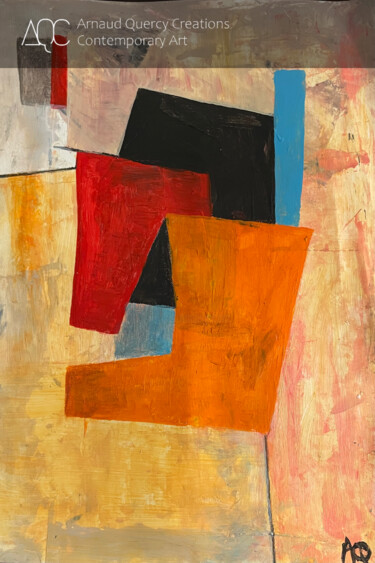 Peinture intitulée "Mixolydian Resonanc…" par Arnaud Quercy, Œuvre d'art originale, Acrylique