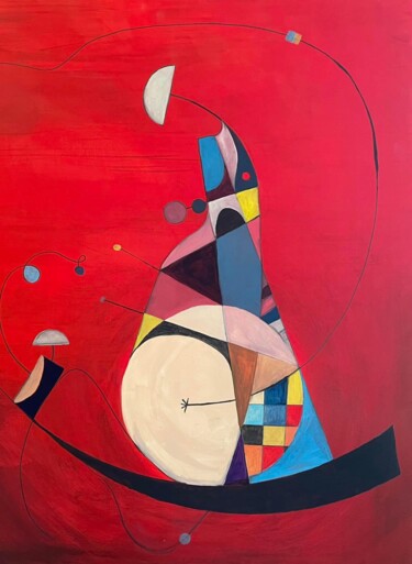 Eternal Encompassing Peinture intitulée "Eternal Encompassing" par Arnaud Quercy, Œuvre d'art originale, Acrylique Monté sur Châssis en bois