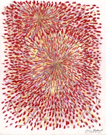图画 标题为“B-460” 由Jean-Thomas Bédard, 原创艺术品, 铅笔