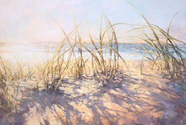 Painting titled "Sunrise" by Ekaterina Shenayeva, Original Artwork, Acrylic