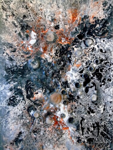 Abstrait 84 Peinture intitulée "Abstrait 84" par Robert Daout, Œuvre d'art originale, Acrylique Monté sur Châssis en bois