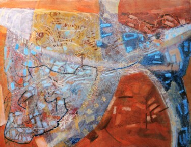 Peinture intitulée "Aegipan" par Philippe Casaubon, Œuvre d'art originale, Huile
