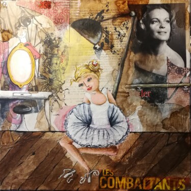 "Le spectacle est fi…" başlıklı Tablo Claire Valentin tarafından, Orijinal sanat, Akrilik Ahşap Sedye çerçevesi üzerine mont…