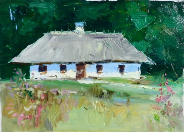 제목이 "summer"인 미술작품 Yehor Dulin로, 원작, 기름
