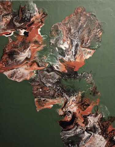 Peinture intitulée "L'envol" par Perrine Libois, Œuvre d'art originale, Acrylique