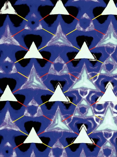 Photography titled "Geometric 204d5X" by Ken Lerner, Original Artwork, Digital Photography
