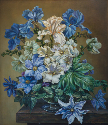 Beautiful flowers "Beautiful flowers" başlıklı Tablo Рита Цемкало tarafından, Orijinal sanat, Petrol