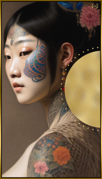 数字艺术 标题为“HEL MORT's Adieu Ta…” 由Hel Mort, 原创艺术品, 数字油画 安装在铝上