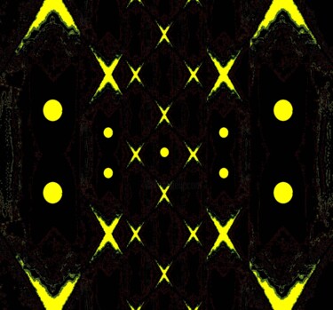 摄影 标题为“Geometric 303v10g3d” 由Ken Lerner, 原创艺术品, 数码摄影