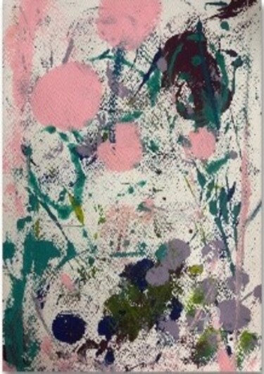绘画 标题为“Pink in Bloom” 由Betsey Ervin, 原创艺术品, 丙烯